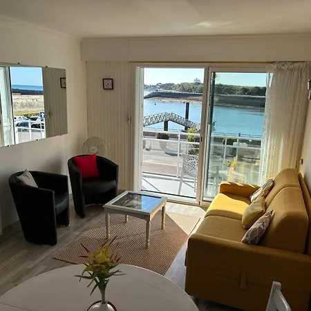 Vue Panoramique Port Et Ocean